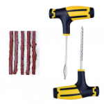 Autorehvide remondikomplekt Tubeless rehvi torke naastude t&ouml;&ouml;riistakomplekt Mootorratta vaakumkile nael koos magnetilise taskulambi pikapm&otilde;&otilde;turiga