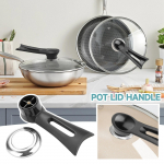 2 poti kaane k&auml;epidet, vertikaalne poti kaane k&auml;epide, poti kaane pealmine kate, roostevabast terasest poti tarvikud One Size must