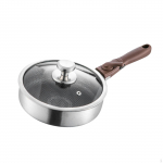 Roostevabast terasest mittekleepuv pann mitmeotstarbeline induktsioonpann, k&auml;epideme ja