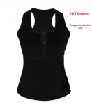 Meeste suures suuruses k&otilde;hu kujundav treening v&ouml;&ouml;korsett 3XL must