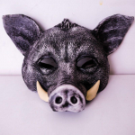 Loominguline T&auml;isn&auml;oga Meeste Naiste Metssea Peomaskid Moodne Lihtne Suur Loom Halloween T&uuml;druku Kost&uuml;&uuml;m Moodne Toidublogija Mask h&otilde;be