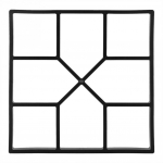 Aiaplaadi vorm Sisehoovi k&otilde;nnitee rada Betoon Ise sillutamine Tsemendist teevorm Ise Plastik Aed Kodu Koridor T&ouml;&ouml;riist