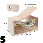 L&auml;bipaistva disainiga papagoi pesalinnu maja pesa, mida on lihtne puhastada.