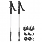 Matkakepi komplekt K&auml;imiskepp Telkimine Matkamine Suusakepp Amortisaator Teleskoopkargud H&otilde;bedane h&otilde;be