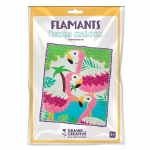 Coffret mosa&iuml;que en caoutchouc souple - Flamant rose