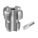 Keermet&ouml;&ouml;riist Roostekindel Lihtne Paigaldamine Puhastus T&auml;pne Keermed DIY K&auml;sikeermestamine Sanitaartehniliste kraanide tarvikud