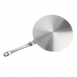 Roostevabast terasest kuumuse hajuti muundur gaasi/elektri/induktsioonpliidi majapidamistarbeks 22cm