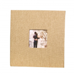 Riidest kaanega isekleepuv fotoalbum k&auml;sitsi valmistatud DIY album kodu aastap&auml;ev