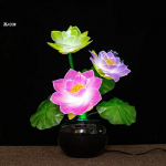 Kiudoptiline kang Simuleeritud k&uuml;&uuml;nlajalg V&auml;rviline Buddha Esiosa Bonsai Lillekaunistus Feng Shui