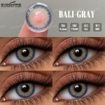 EYESHARE 2 Natural Color Contact Lenses for Eyes Soft Brown Lenses Blue Eye Lenses Eye Cosmetic Makeup Annual Use