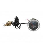 Metallist Auto 52mm Mehaaniline Vee Temperatuuri Temperatuuri M&otilde;&otilde;dik 38104 Celsiuse 12V Kollane Valgus