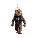 Auto tahavaatepeegli ornament Armas kassi ripats j&otilde;ulupuu rippuv kaunistus akr&uuml;&uuml;list j&otilde;ulud A