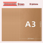 Yuanhao A3 Paks V&auml;rviline Kartong, 230g Lasteaia ja Algkooli K&auml;sit&ouml;&ouml; jaoks