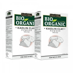 INDUS VALLEY Bio Organic Kaolin Powder | 100g X Pack of 2