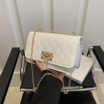 Ni&scaron;&scaron; Teemant &Uuml;hev&auml;rviline Kett V&auml;ike Ruudukujuline Kott Uus Trendikas Mood &Otilde;lakott Lihtne ja Moodne Crossbody Naiste Kott