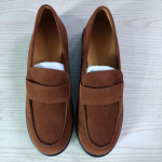 Retro kingad Naistele Mokassiinid Nahast Naiste kingad Sapatos Femininos Sepatu Wanita Ehtne nahk Slip-On &Uuml;mar nina Madalad kingad naistele 34 pruun