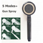 Suure vooluhulgaga &uuml;lelaadimisega vihmadu&scaron;&scaron;, laekinnitatav du&scaron;iotsik, h&otilde;bedane, 6 režiimi, ABS, paksenenenud, k&otilde;rgsurve du&scaron;&scaron;, vannitoatarvikud