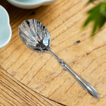 Stainless Steel Spoon Flatware Shell Shape 22.8 cm Long Dinner