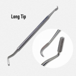 1 piece Double Ends Dental Orthodontic Band Pusher Seater with Scaler Tooth Cleaning Tool Instrument 1 piece long tip