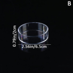 Akvaariumi s&ouml;&ouml;tja Akr&uuml;&uuml;list l&auml;bipaistev kala &uuml;mmargune kandiline n&otilde;ud Krevettide toidukarp Kalade ja krevettide s&ouml;&ouml;tmise tarvikud 6.5*2cm