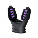 Sukeldumine Must Sukeldumine Kahev&auml;rviline Huulik Silikoon Pikk Hammustus Mask Snorkel Tarvik Regulaatori Paelaga lilla