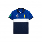 Polo Ralph Lauren V&auml;rviplokk Slim Fit L&uuml;hikeste Varrukatega Polo S&auml;rk Meeste topid Sinine MNPOKNI1N821204-400 XS