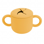 Beebi&otilde;ppe joogitops silikoonist topeltk&auml;epidemetega, mis on h&otilde;lpsasti puhastatav ja lekkekindel v&auml;ikelapse treening. L(for 6.5-9kg) kollane