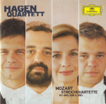 CD HAGEN QT; WOLFGANG AMADEUS MOZART - Keelpillikvartetid 002894775081 Deutsche Grammo 2004 Euroopa Klassikaline Kasutatud