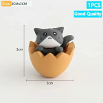 Kawaii 1-4 tk Mini Kassi Ornament Aia Kassipoja Kuju Kodu Dekoratsioon Kingitus Lapsed Lapsed Beebitoa Dekoratsioon M&auml;nguasi Miniatuursed Figuurid