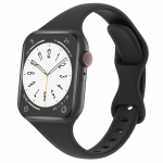 &Otilde;huke silikoonrihm Apple Watchile 49mm 40mm 44mm 45mm 41mm 38mm 42mm &uuml;hev&auml;rviline rihmak&auml;ev&otilde;ru IWatchi seeria jaoks 1 2 3 4 5 6 SE 7 8 9 38 40 41mm must