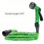 Aiavoolikud Painduv laiendatav voolik Plastikust teleskooptoru otsik Pihustusp&uuml;stol Kastmisseadmed Stretch Garten Schlauch 25FT