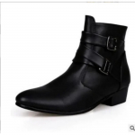 Meeste Kevad S&uuml;gis Terava Ninaga K&otilde;rgust Lisavad Chelsea Ankle Boots L&auml;&auml;nelikud K&otilde;rged Vabaaja Jalan&otilde;ud PU Nahk 2025 39