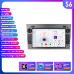 Ossuret Intelligentne 8G 128G Android 12 Autoraadio Opel Astra H J 2004 Vectra Vauxhall Antara Zafira Corsa C D Vivaro Meriva jaoks 4G Carplay GPS-m&auml;ngija G S6 8Core 6G 64G AI