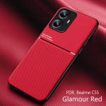Realme C55 2023 jaoks Magnetiline Autohoidiku &Uuml;mbrised RealmeC55 Realmi C 55 5G RMX3710 6.72 Pehme Nahast Tagakaas Realme C55 punane