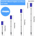 10 tk P&auml;ikeseenergial t&ouml;&ouml;tavad s&otilde;iduteem&auml;rgised Peegeldavad s&otilde;iduteetuled Sinised maastiku s&otilde;idutee helkurid lume jaoks V&auml;lis&otilde;u Pa