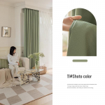 Dolly pimendavad žakaarkardinad: Kahepoolne puuvillane linane, soojusisolatsioon, kohandatav elutoa ja magamistoa jaoks High-temperature shaping per meter