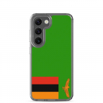 Coque T&eacute;l&eacute;phone Drapeau Zambie &ndash; Samsung Galaxy S23 Plus