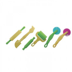 Outils de modelage pour p&acirc;te &agrave; modeler 6 pi&egrave;ces kollane
