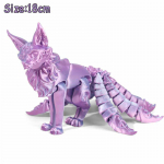 3D-prinditud Loomad M&auml;nguasi Mitmeliigendiline Liigutatav Dinosaurus Madu Fidget M&auml;nguasi T&auml;iskasvanutele Autism Stressi Leevendamise M&auml;nguasjad Lauakaunistus Lastele Kingitus