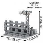 S&otilde;jaline seeria MOC klots Moodne s&otilde;japidamine II maailmas&otilde;da Kindlustused Tegevusfiguur S&otilde;jad Mudel Ehitusklotsid Laste M&auml;nguasjad Lastele Kingitus