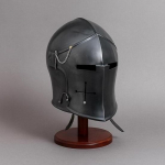 Keskaegne Barbuta kiiver visiiriga 16 gauge terasest soomus R&uuml;&uuml;tel Ristis&otilde;itja kiiver Cosplay valmis gooti Barbute kiiver