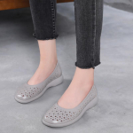 Moodsad GKTINOO Valged Ehtsad Nahast Naiste Hingavad Suvekingad Naiste Korterid Slip-On Loaferid &Uuml;mar Nina Pehmed Korterkingad Vabaaja 225