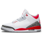 Air Jordan 3 Retro Fire Red 2022 Unisex tossud White Cement-Grey Black DN3707-160 44