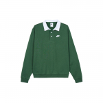 Nike Club Fleece V&auml;rviplokk Pikkade varrukatega Polo Meeste Topid Kuuse-roheline DX0538-323 XL