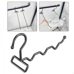 Compact Folding Clothes Hanger for Easy Use in Bedroom 23x15cm must