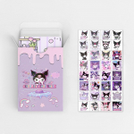 Sanrio fotokaartide kaup LOMO illustratsiooniga fotokaart 60 tk + minikleebised 32 tk, Kuromi, 1 tk