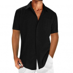 Meeste rev&auml;&auml;ridega l&uuml;hikeste varrukatega s&auml;rgi topid, &uuml;hev&auml;rvilised n&ouml;&ouml;bid, l&otilde;tvunud vabaaja &otilde;hukesed kardigantopid, meeste riided 2XL must