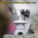 Vintage Zeni miniatuursed liivakivitorni paviljoni kaunistused laternakujukesed Jaapani aia bonsai kiviktaimla haljastav kodukaunistus