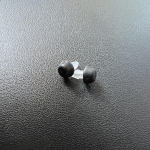 2tk Keskmise k&auml;etoe kummist puhvri kaitseraua siiber Toyota Prado LC120 2003-09 LC150 10-18 Land Cruiser LC200 jaoks