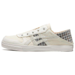 Asics Aaron Slip-On Kangas S&uuml;nteetiline Nahk L&otilde;uend Mugav Mitmek&uuml;lgne Madala s&auml;&auml;rega Vabaaja Jalan&otilde;ud Unisex toss Valge Hall 1203A318-200 44.5